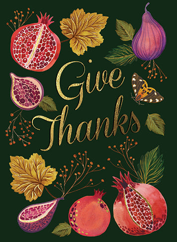 GIVE THANKS Greeting Card