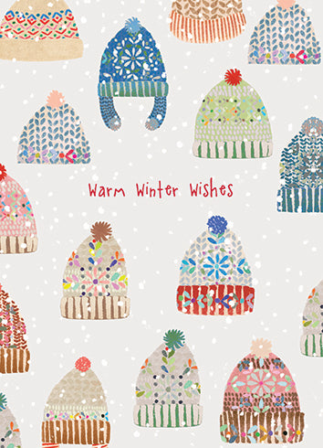 BOBBLE HATS Greeting Card