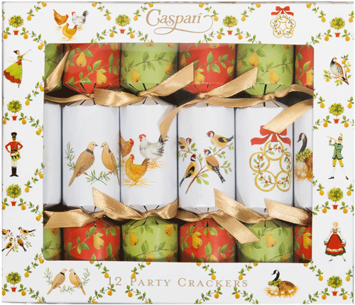 On The Twelfth Day Celebration Crackers - includes 12 Celebration Crackers