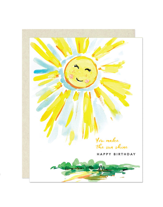 You Make The Sun Shine Greeting Card
