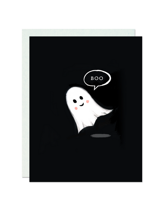 Boo Greeting Card