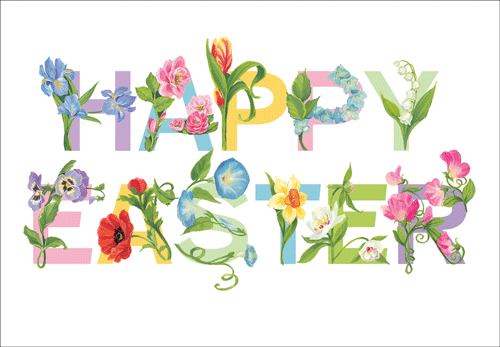 Happy Easter Greeting Card