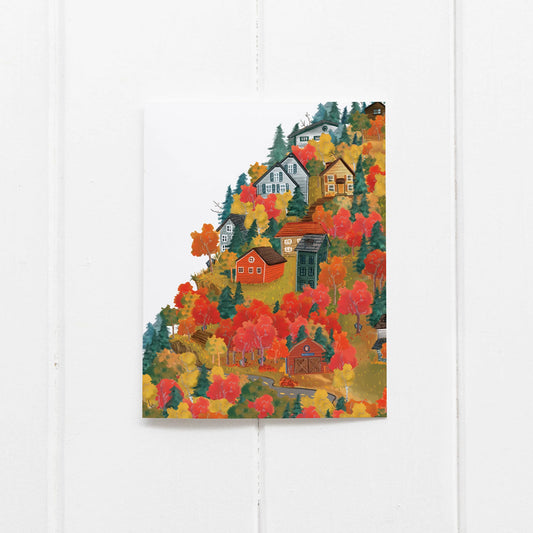 Autumn Foliage Greeting Card