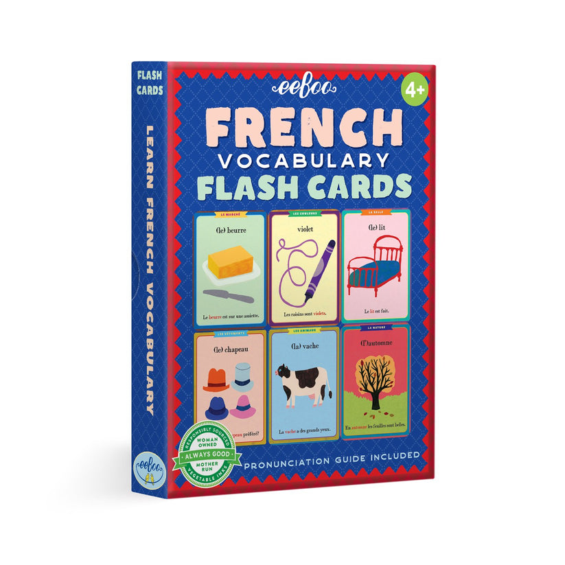 French Vocabulary Flash Cards