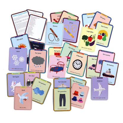 French Vocabulary Flash Cards