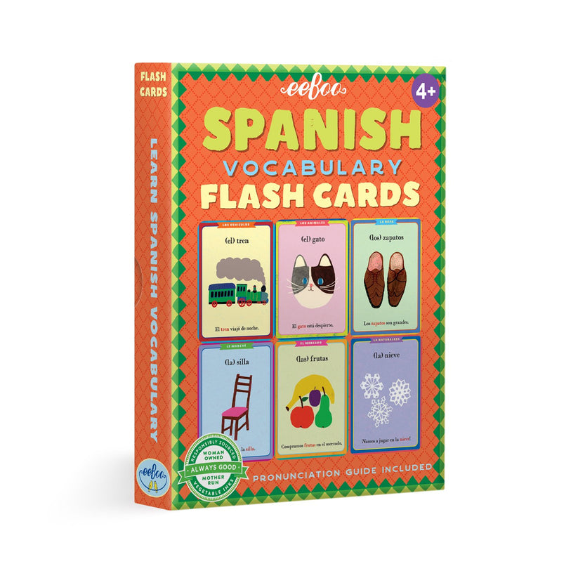Spanish Vocabulary Flash Cards