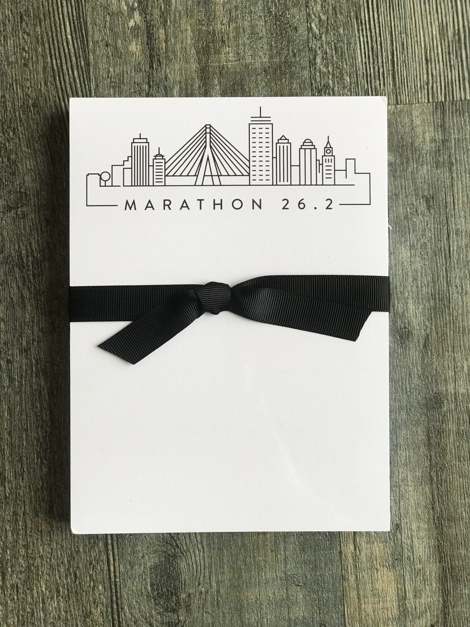 Boston Marathon Color Slab Notepad – Paper Fiesta