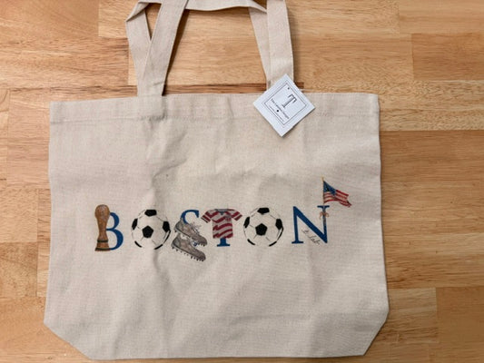 Boston Soccer Small Tote Bag