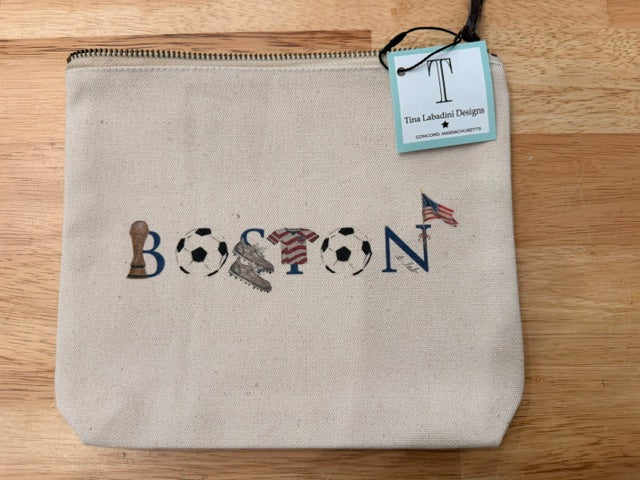 Boston Soccer Large pouch bag