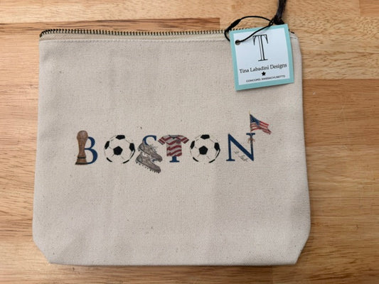 Boston Soccer Large pouch bag