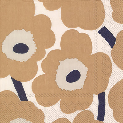 Marimekko - Unikko Cream/Linen Lunch Napkin