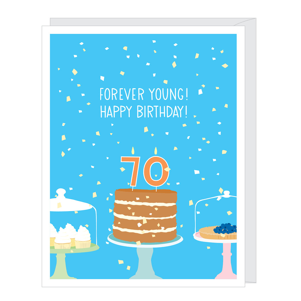 70th Birthday Card