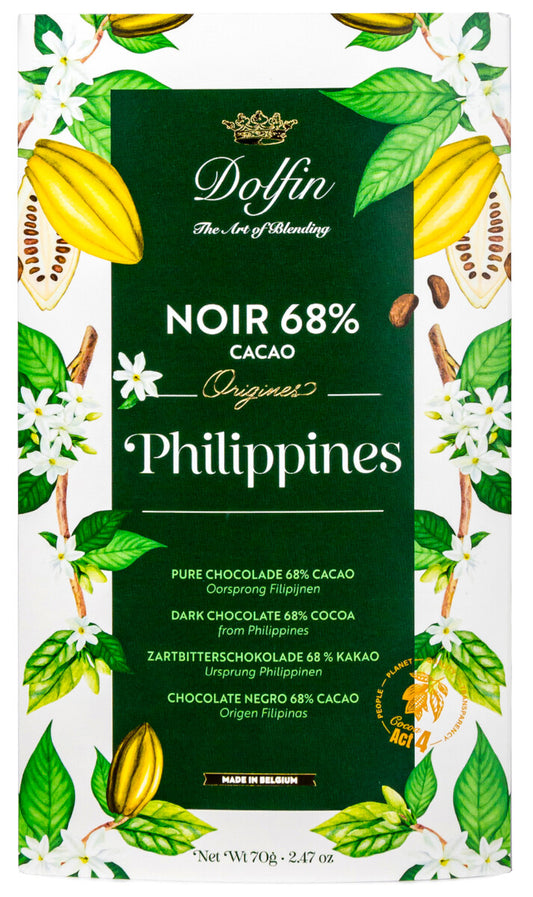 Origins collection – Dark chocolate Phillipines 68%