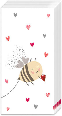 Bee My Valentine Pocket Tissue
