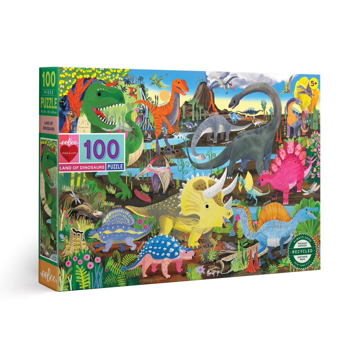 Land of Dinosaur 100 Piece Puzzle