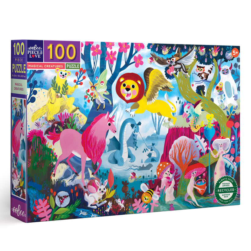 Magical Creatures 100 Piece Puzzle