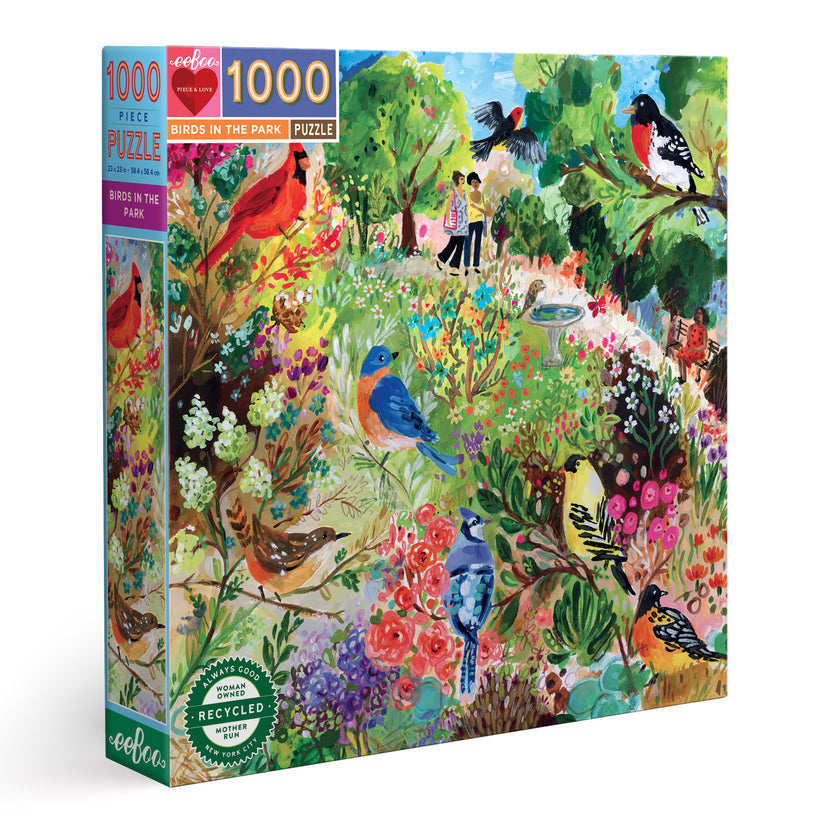 Birds in the Park 1000 Piece Puzzle