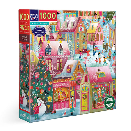 Holiday Village 1000 Piece Puzzle