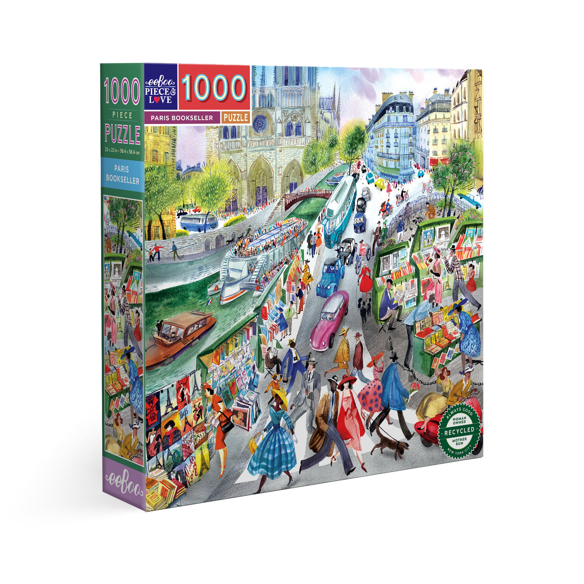 Paris Bookseller 1000 Piece Puzzle