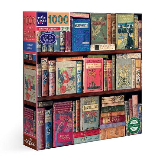 Vintage Library 1000 Piece Puzzle