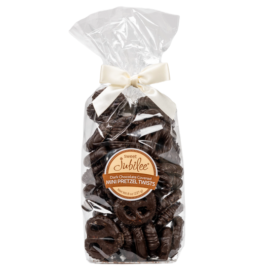Dark Chocolate Covered Mini Pretzel Twists