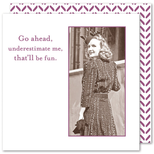 Go Ahead Beverage Napkin