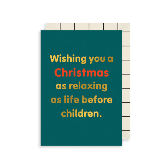 Life Before Children Christmas Card