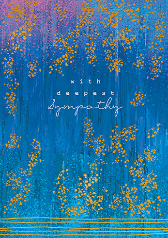 MOONLIGHT Sympathy Greeting Card