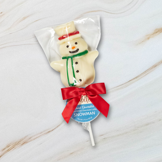White Chocolate Snowman Lollie