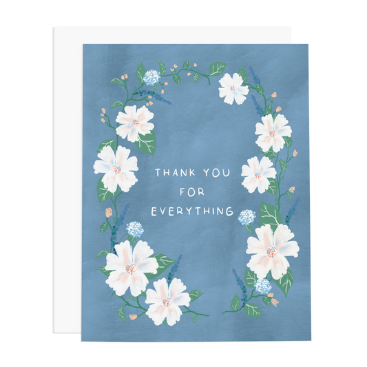 Thank You for Everything Greeting Card