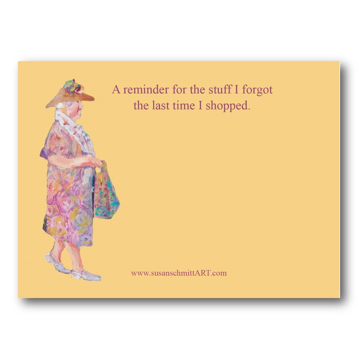 Shopping Post IT note