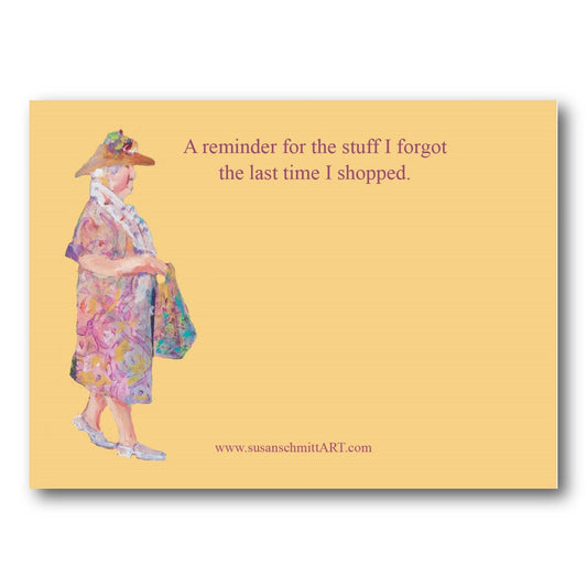 Shopping Post IT note