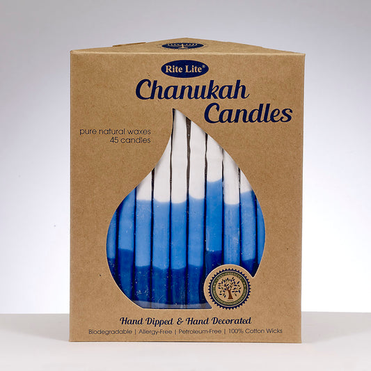 Chanukah Candles/ Blue and White