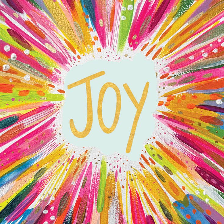 Joy Birthday Greeting Card 4.5 X 6.25"