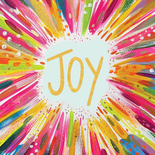Joy Birthday Greeting Card 4.5 X 6.25"