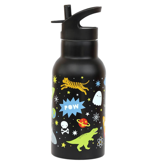 Kids stainless steel drink/water bottle: Galaxy