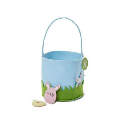 Hand-Crafted Felt Easter Basket with Removeable Ornaments