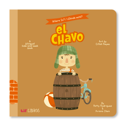 Where is?/ ¿Dónde está? El Chavo (Bilingual: English and Spanish)