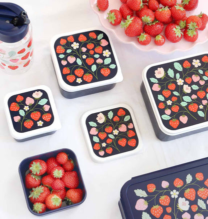 Lunch & snack box set: Strawberries