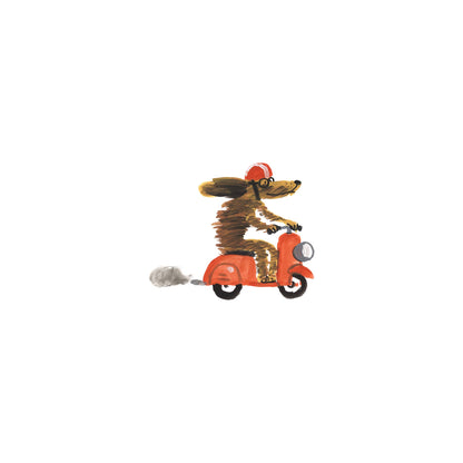 Moto Pup Tattoo Pair
