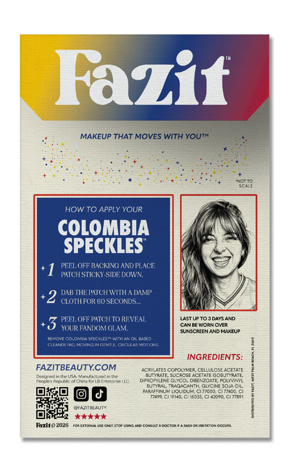 Colombia Soccer Speckles