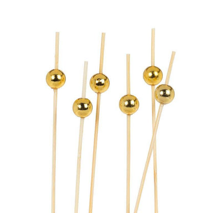 100 Piece Gold Ball Pick-4.5"L