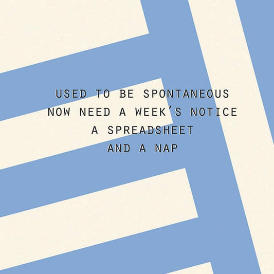 Spontaneous Birthday Greeting Card