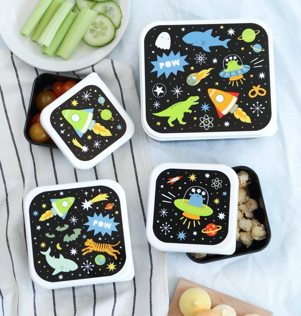 Lunch & snack box set: Galaxy