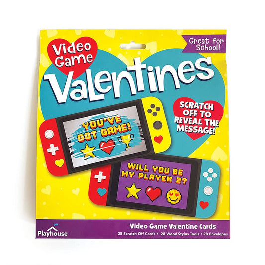 Video Game Scratch Off Valentines