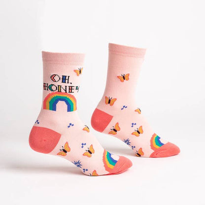 Oh, Honey Crew Socks