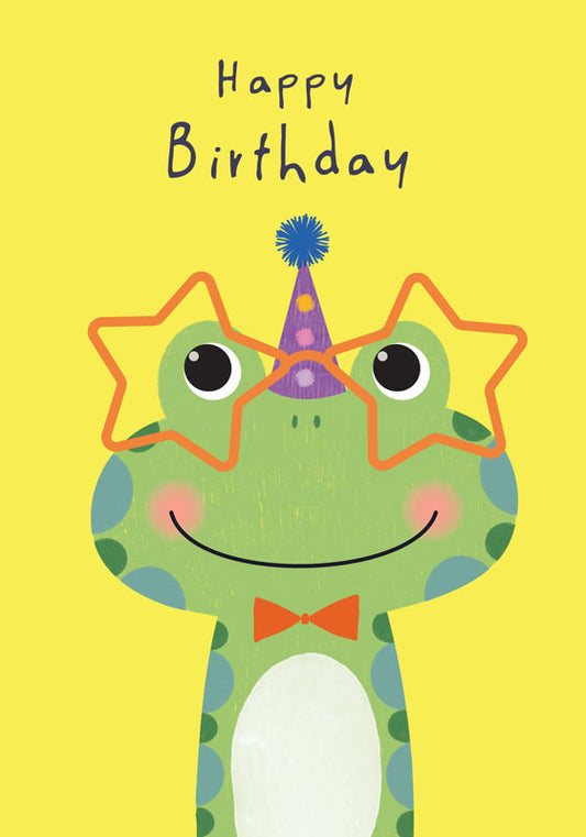 Birthday Frog Greeting Card