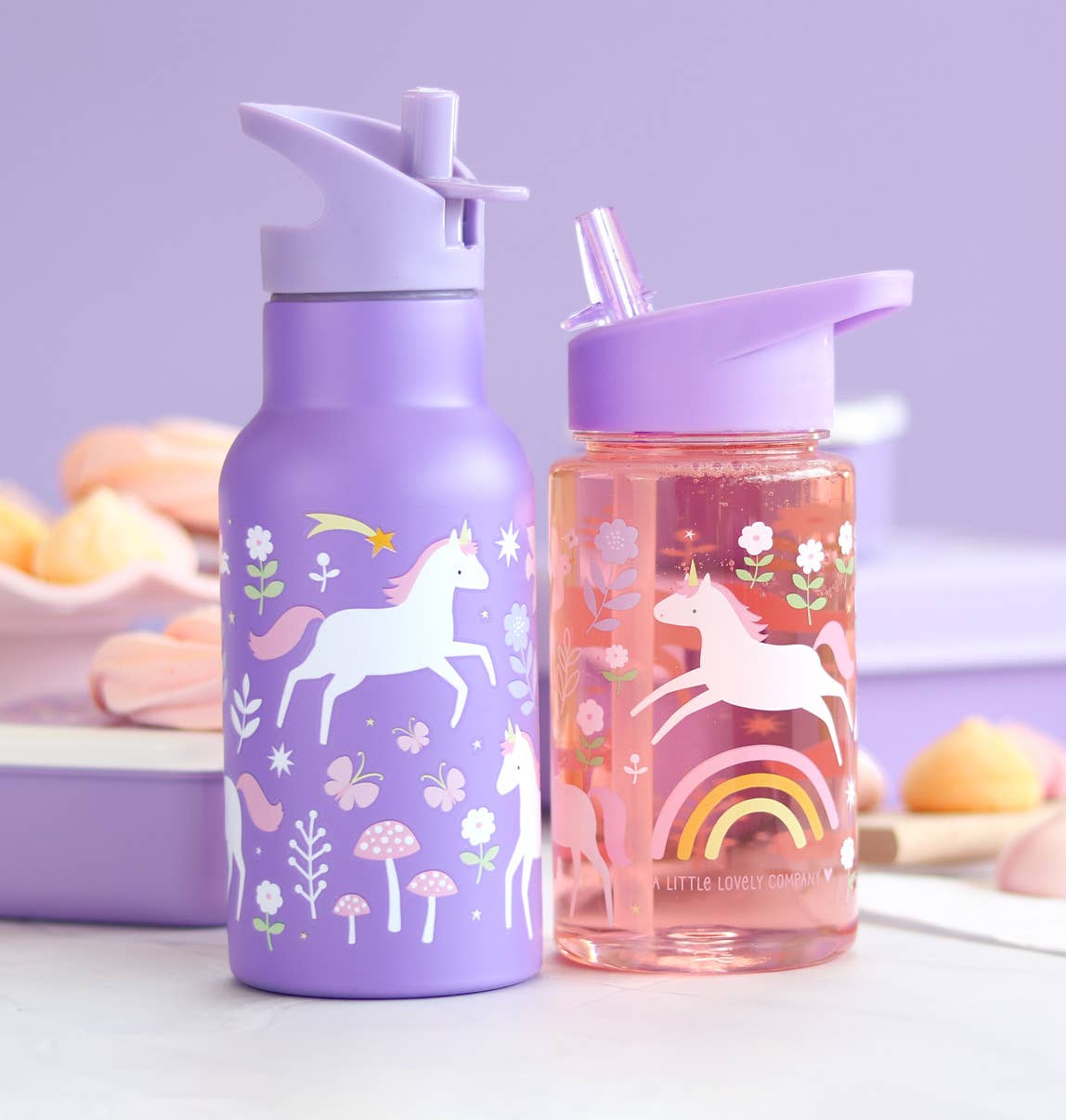 Kids drink bottle/water bottle: Unicorn dreams