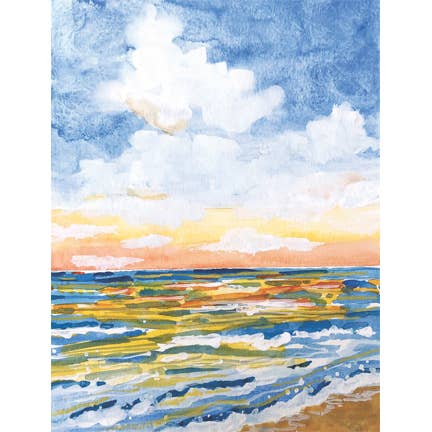 Sky and Sea Light Notecards