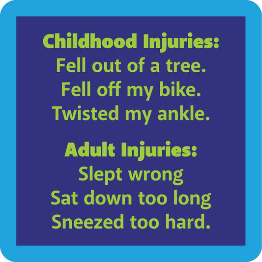 Childhood Injuries Coaster